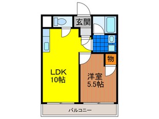 エスポワ－ルの物件間取画像